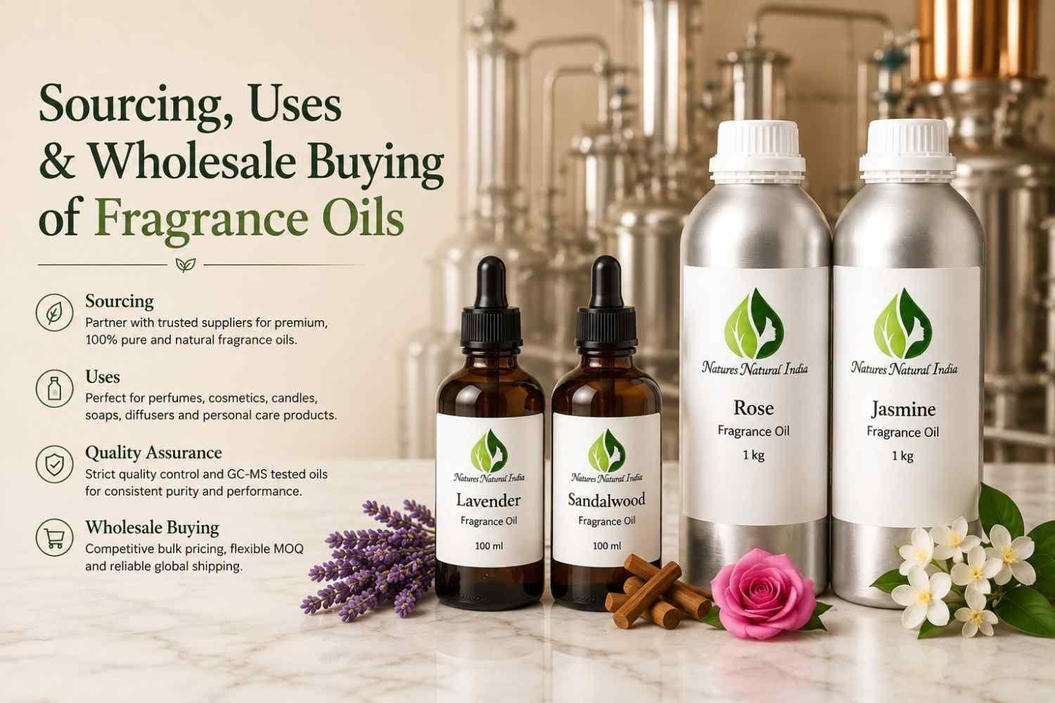 Premium Fragrance Oils Supplier | Natures Natural India