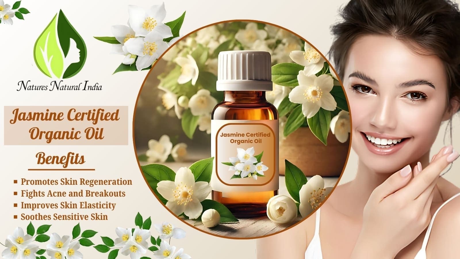 Exploring the Beauty Benefits of Jasmine Certified Organic Oil