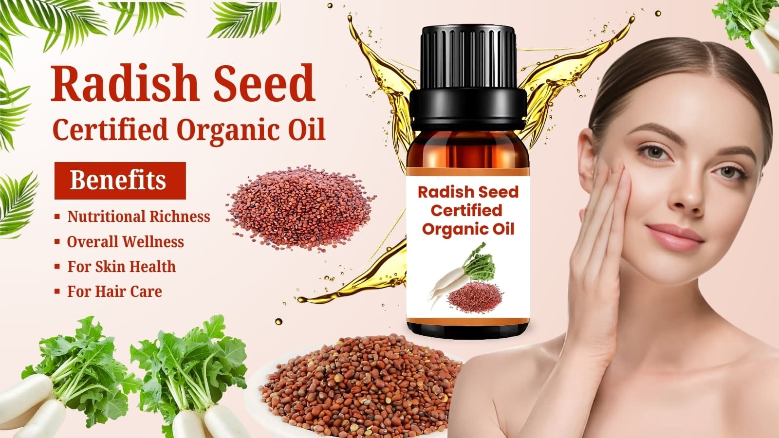Radish Seed Certified Organic Oil – Nature’s Key to Skin, Hair, and Wellness