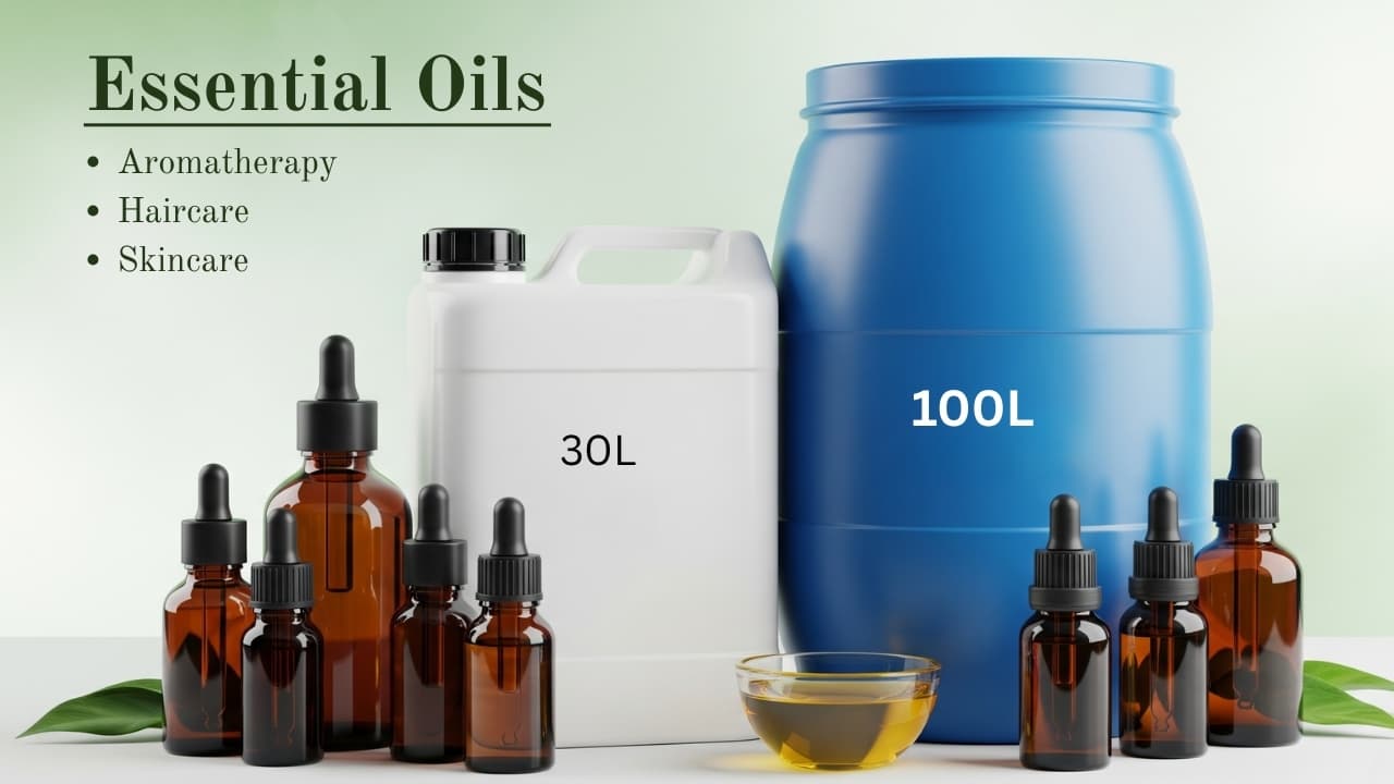 Buy Bulk Essential Oils for Skincare, Haircare, and Aromatherapy Worldwide