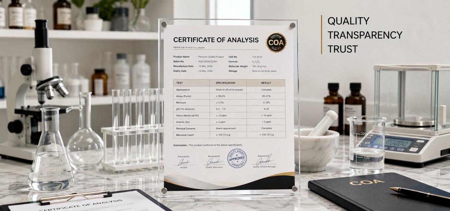 Certificate of Analysis