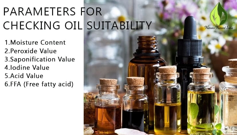 parameters for checking oils suitability parameters for checking oils suitability